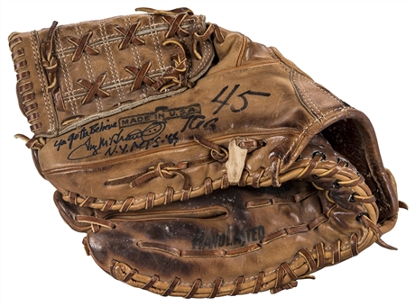 1969-1971 Tug McGraw Game Used, Signed & Inscribed MacGregor KCX Model Glove (JT Sports & Beckett)
